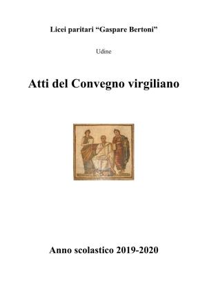 Atti Del Convegno Virgiliano