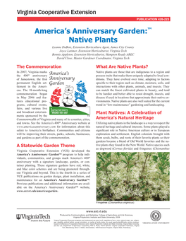 America's Anniversary Garden:™ Native Plants