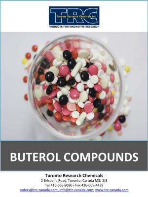 Buterol Compounds