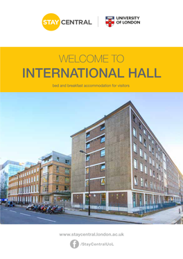 INTERNATIONAL HALL Bed and Breakfast Accommodation for Visitors