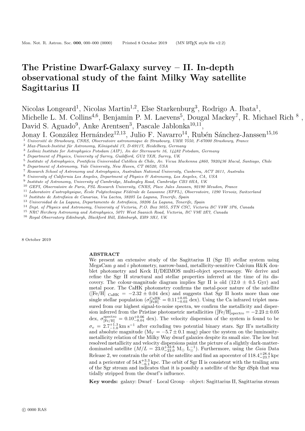 The Pristine Dwarf-Galaxy Survey – II