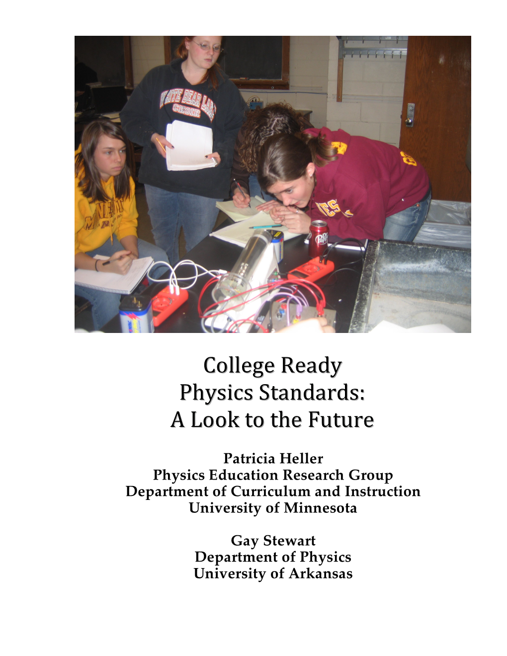 College Ready Physics Standards