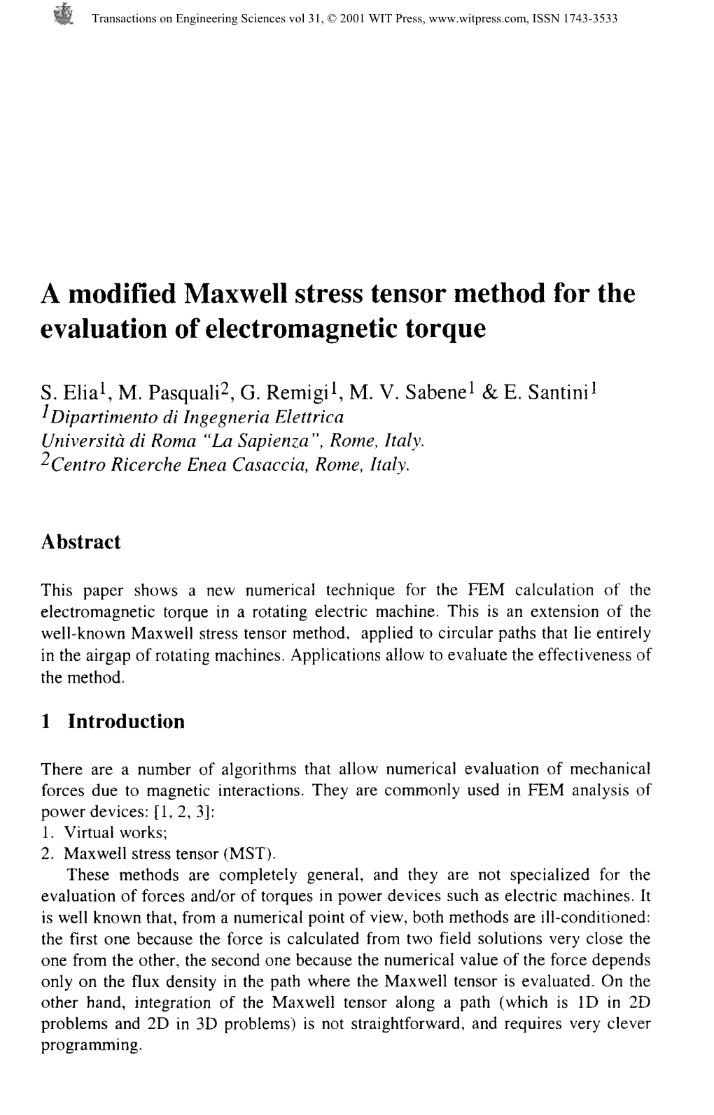 A Modified Maxwell Stress Tensor Method for the Evaluation of Electromagnetic Torque
