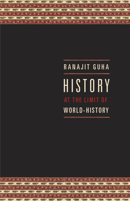 History at the Limit of World-History