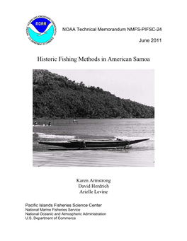 Historic Fishing Methods in American Samoa