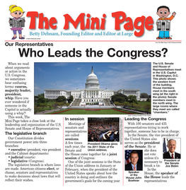 Who Leads the Congress? When We Read the U.S