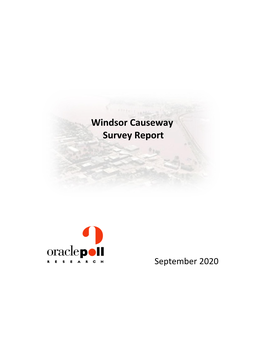 2020-10-01 Windsor Causeway Survey Report