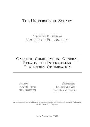 General Relativistic Interstellar Trajectory Optimisation