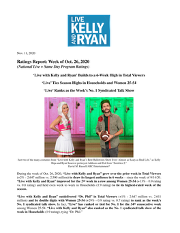 1026Live with Kelly-Ryan Nationals