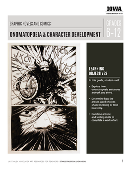 Onomatopoeia & Character Development