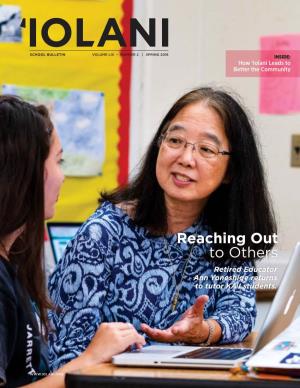 Reaching out to Others Retired Educator Ann Yoneshige Returns to Tutor KA‘I Students