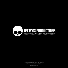 Matthew Goldman / Mfg Productions Updated March 2011
