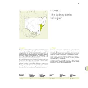 The Sydney Basin Bioregion