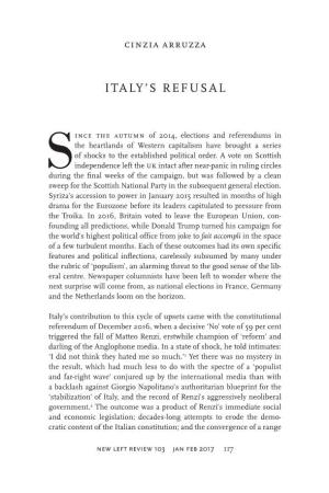 Italy's Refusal