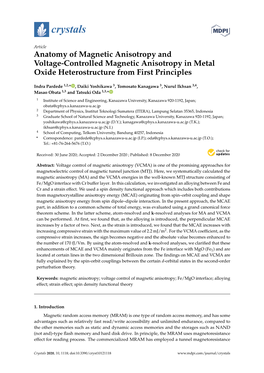 Anatomy of Magnetic Anisotropy and Voltage-Controlled Magnetic Anisotropy in Metal Oxide Heterostructure from First Principles