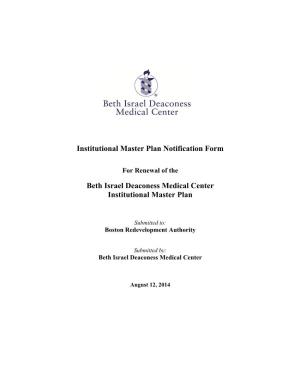 Beth Israel Deaconess Medical Center Institutional Master Plan