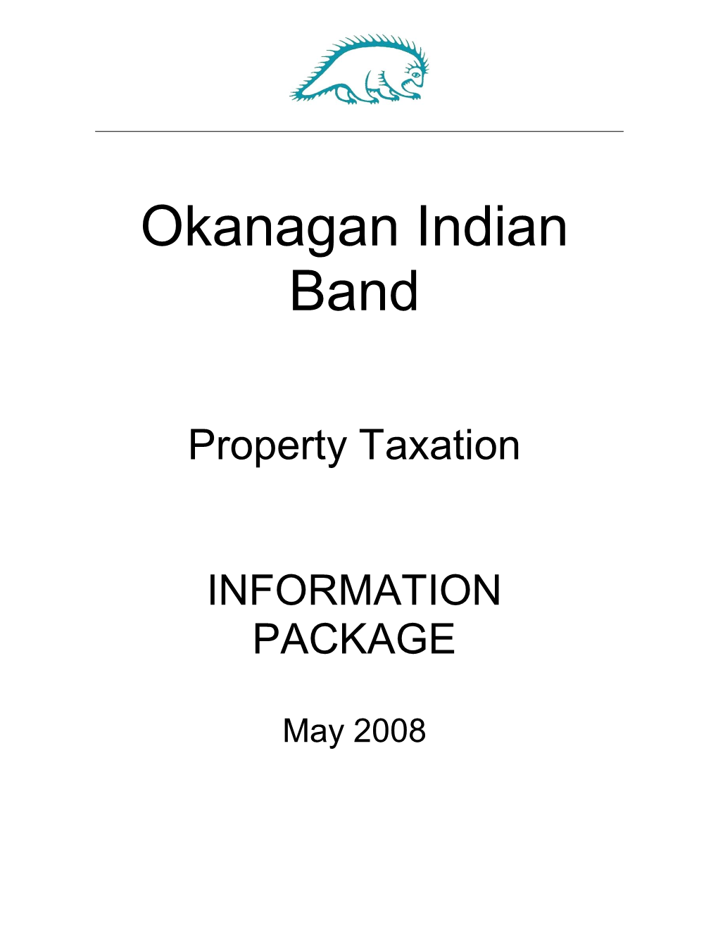 Property Taxation INFORMATION PACKAGE