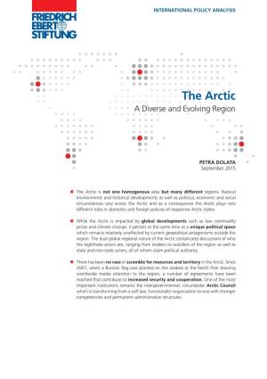 The Arctic a Diverse and Evolving Region