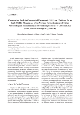 COMMENT Comment on Reply to Comment of Finger Et Al. (2013) On