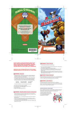 Mario P1 P2 P3 P4 Nintendo Does Not License the Sale Or Use of Products Without the Official Nintendo Seal