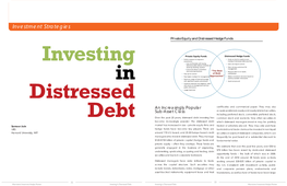 Investing in Distressed Debt Investment Strategies