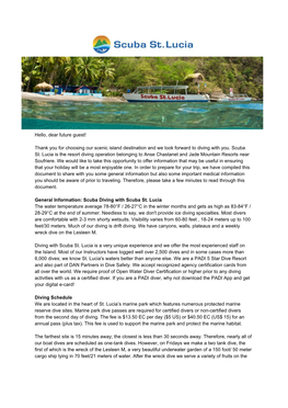 Diving with Scuba St Lucia.Pdf