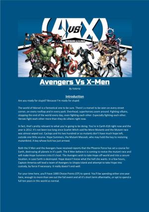 Avengers Vs X-Men by Valeria