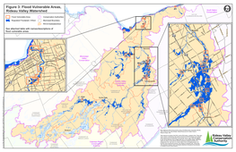 Figure 3: Flood Vulnerable Areas, Rideau Valley Watershed