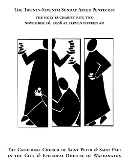Leaflet (Bulletin) for Holy Eucharist, November 16, 2008