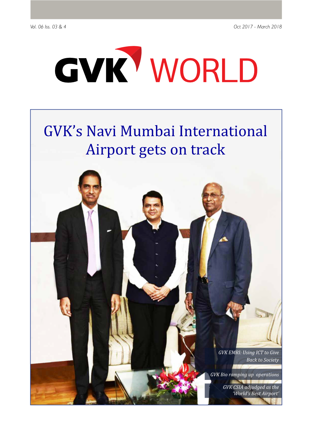 GVK's Navi Mumbai International Airport Gets on Track