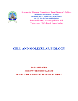 Cell and Molecular Biology