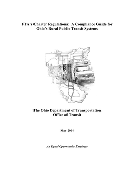 FTA's Charter Regulations: a Compliance Guide for Ohio's Rural