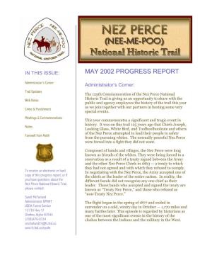 May 2002 Progress Report