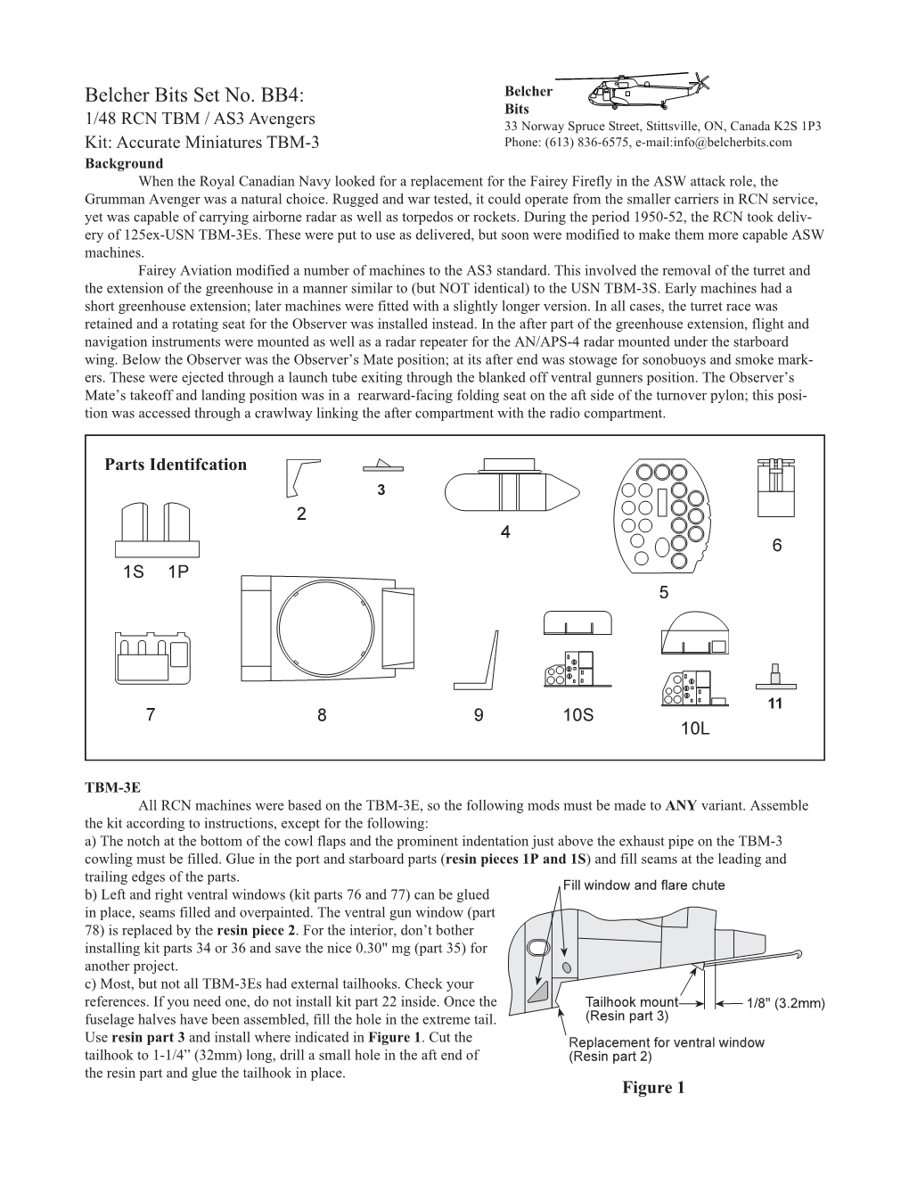 Belcher Bits Set No. BB4