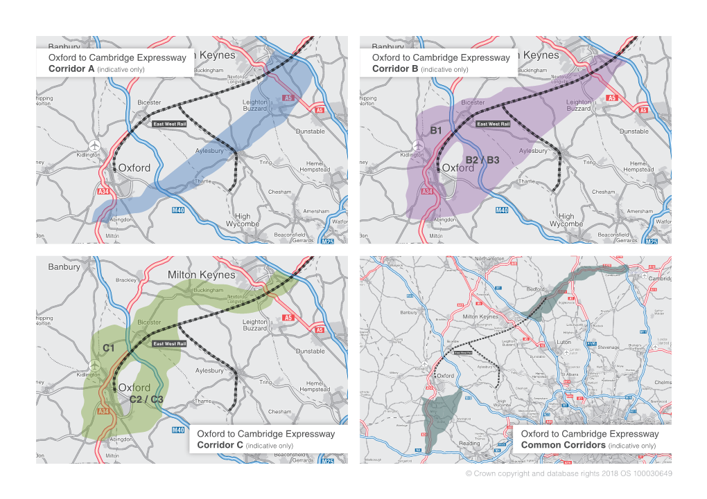 Map 3 Corridor Options