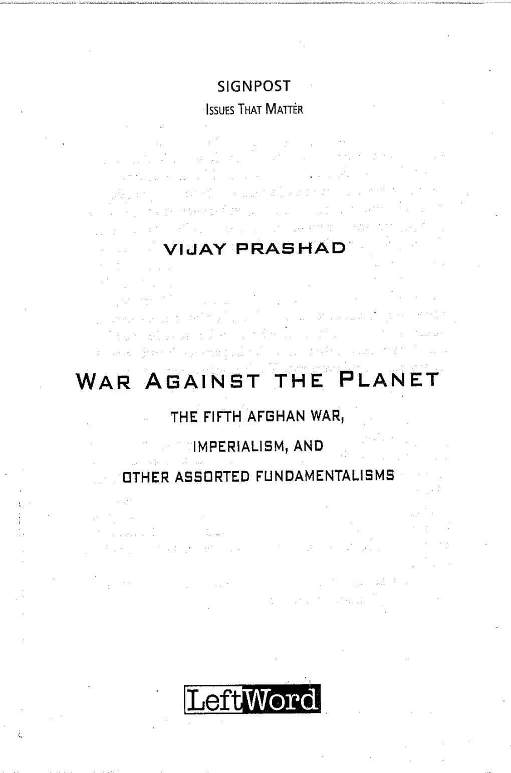 War Against the Planet