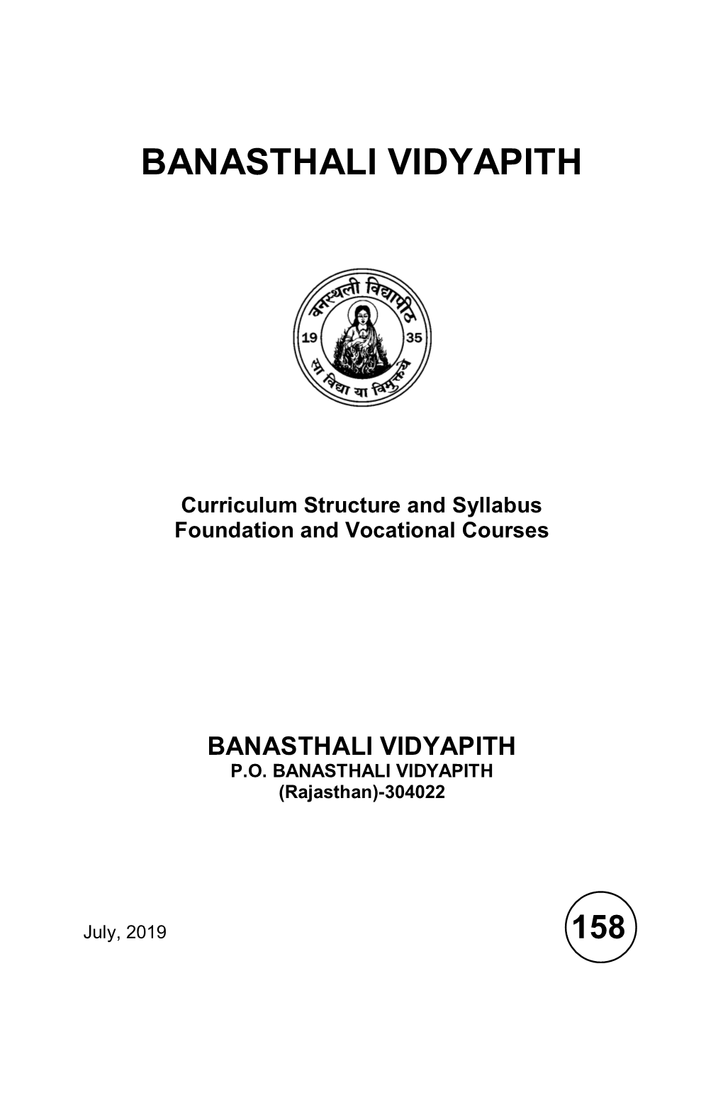 Foundation,Vocational and Other Courses