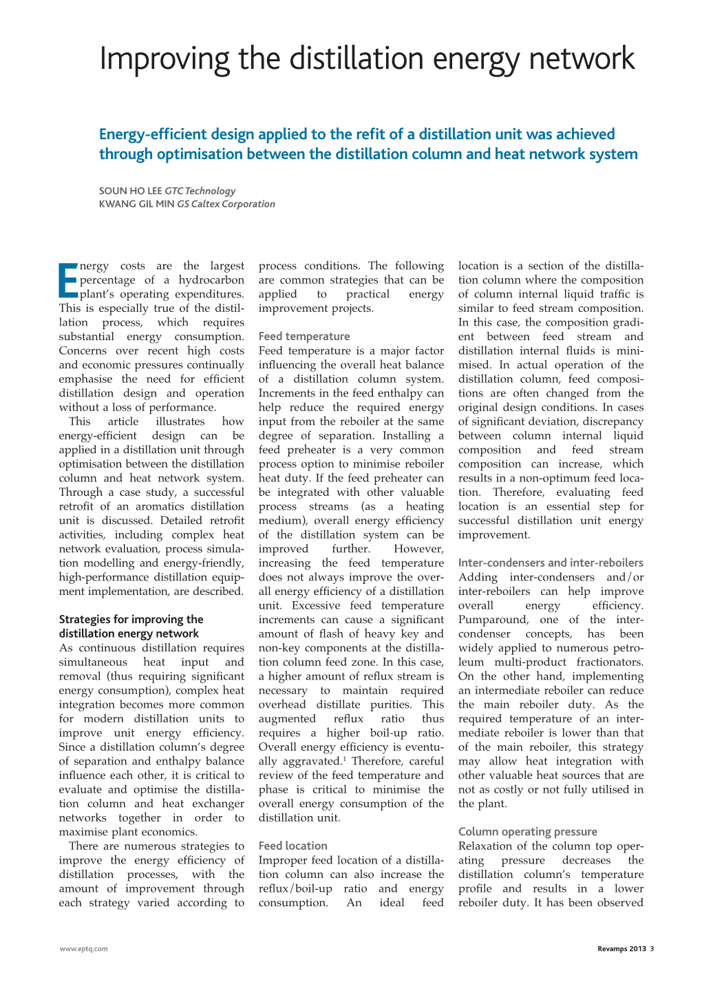 Improving the Distillation Energy Network