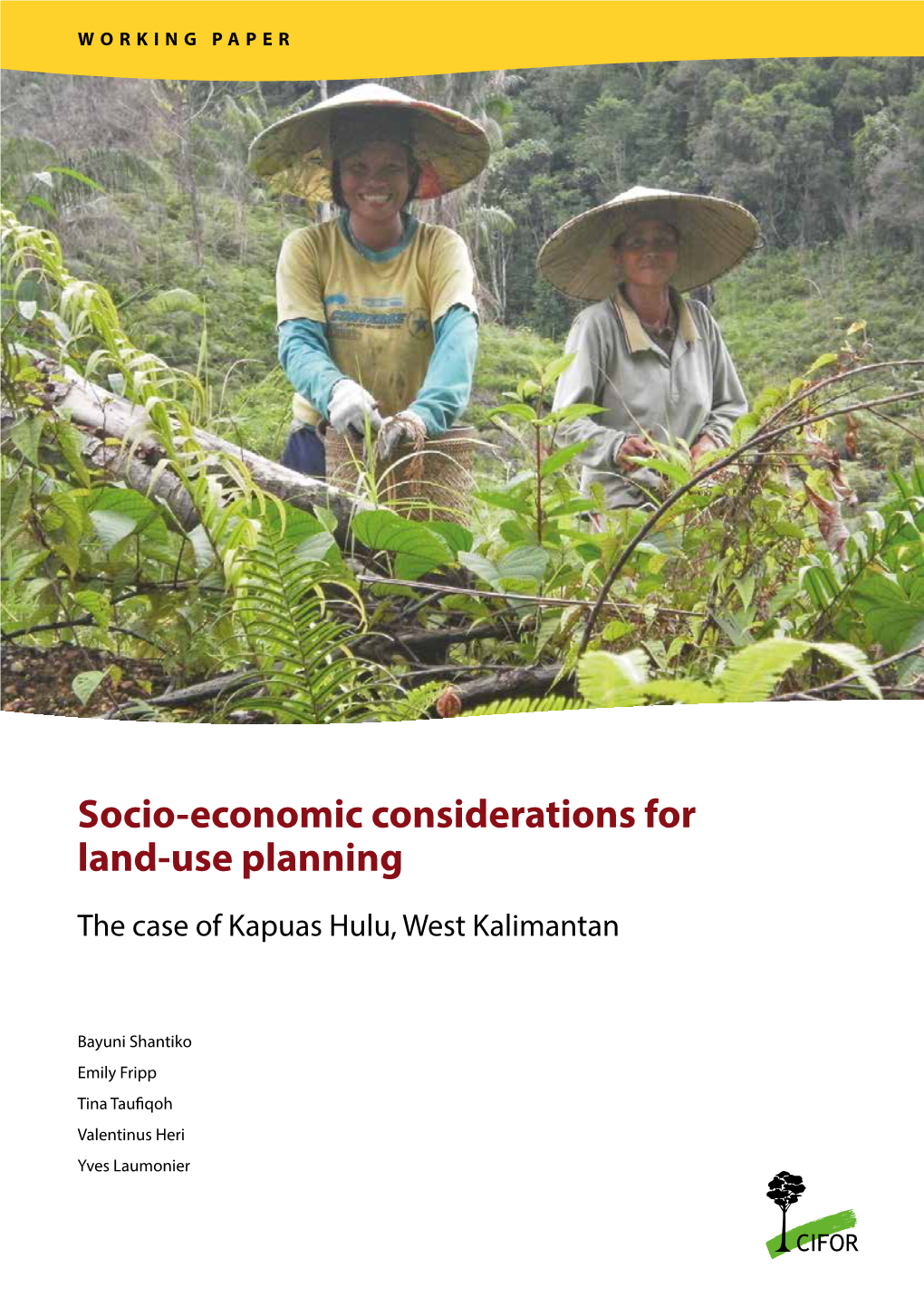 Socio-Economic Considerations for Land-Use Planning