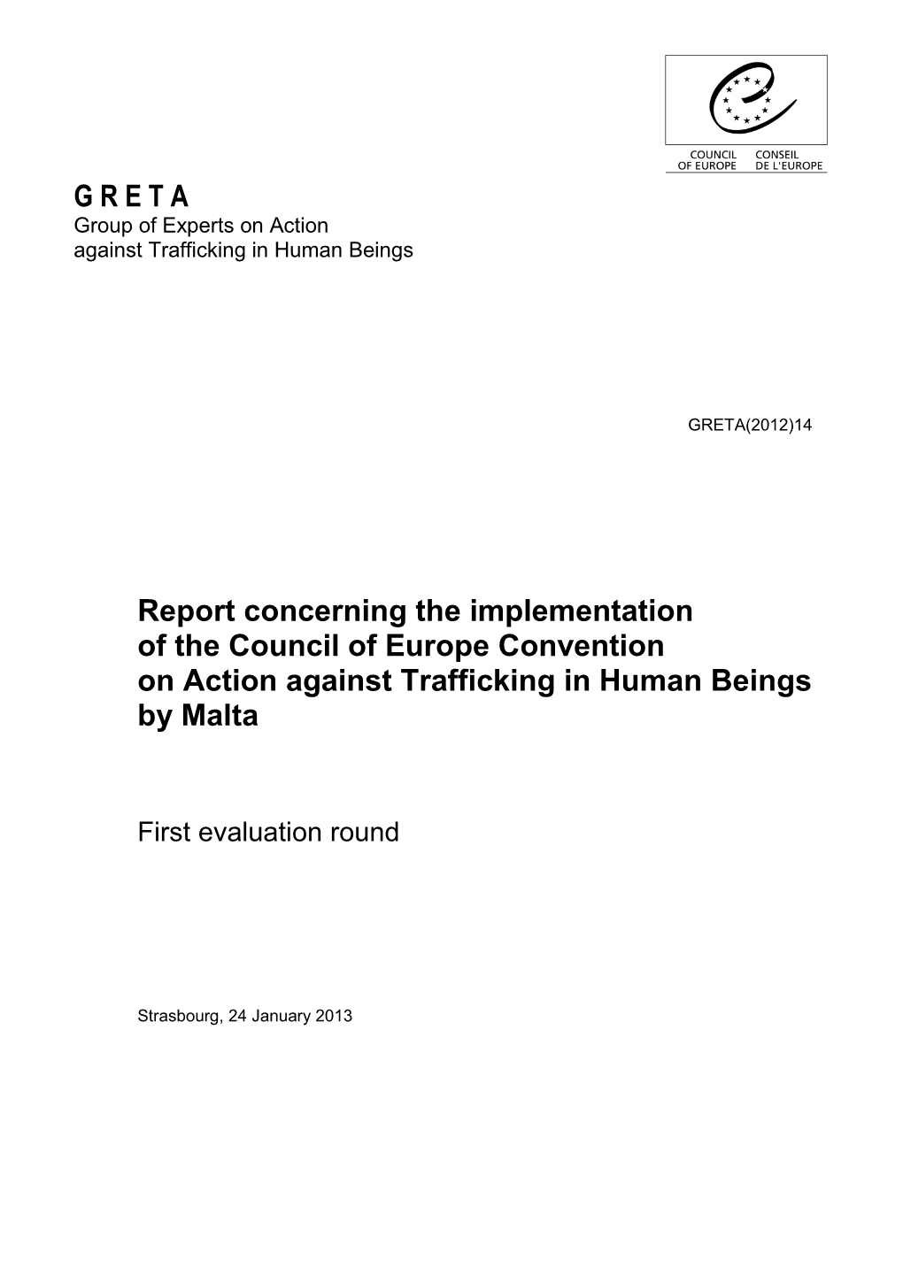(GRETA) Malta Report 2013