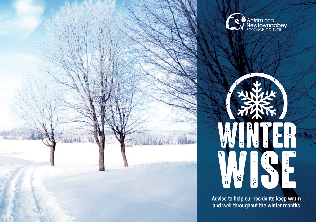 Advice to Help Our Residents Keep Warm and Well Throughout the Winter Months