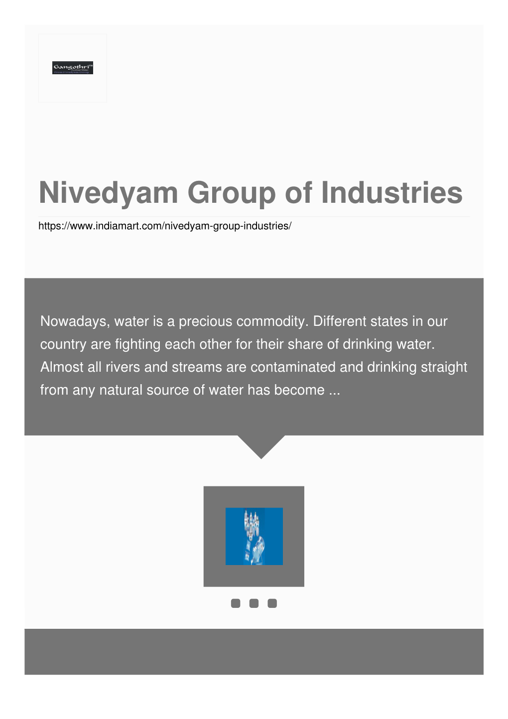 Nivedyam Group of Industries