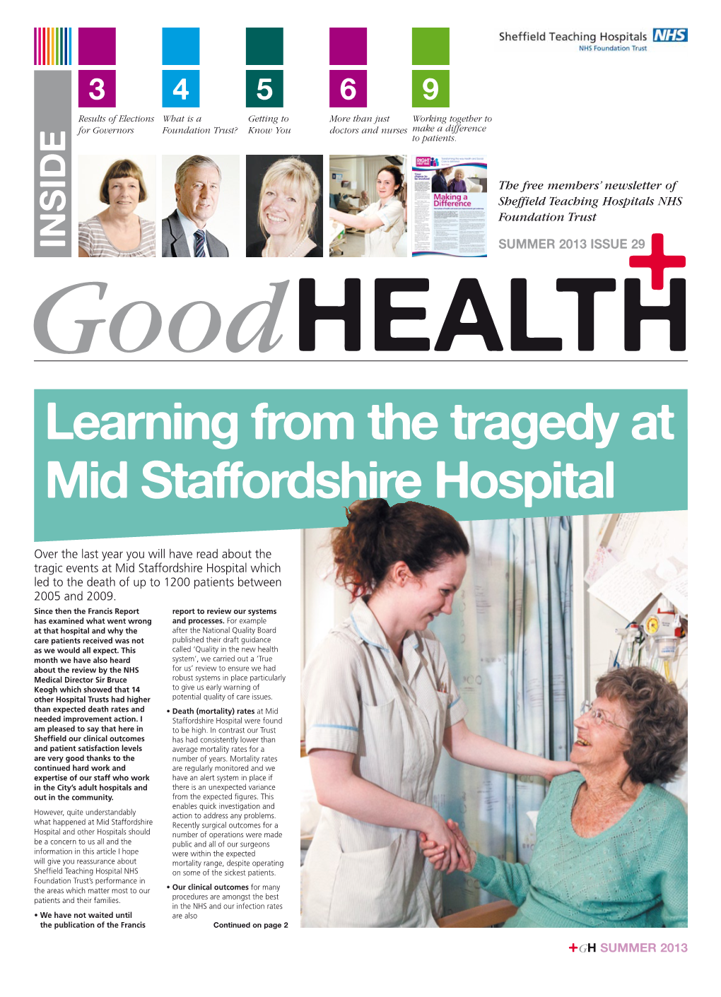 Learning from the Tragedy at Mid Staffordshire Hospital