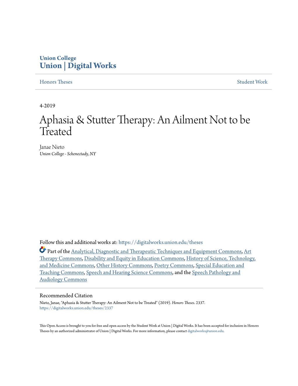 Aphasia & Stutter Therapy: an Ailment Not to Be Treated