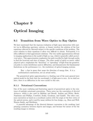 Chapter 9 Optical Imaging