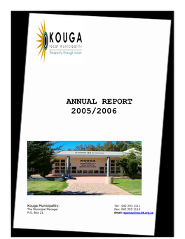 EC108 Kouga Annual Report 2005-06