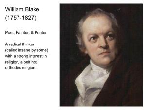 William Blake (1757-1827)