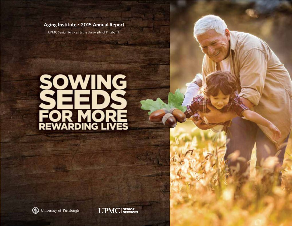 Aging Institute • 2015 Annual Report