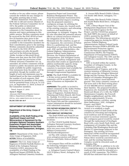 Federal Register/Vol. 84, No. 169/Friday, August 30, 2019/Notices