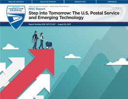 Step Into Tomorrow: the U.S. Postal Service and Emerging Technology